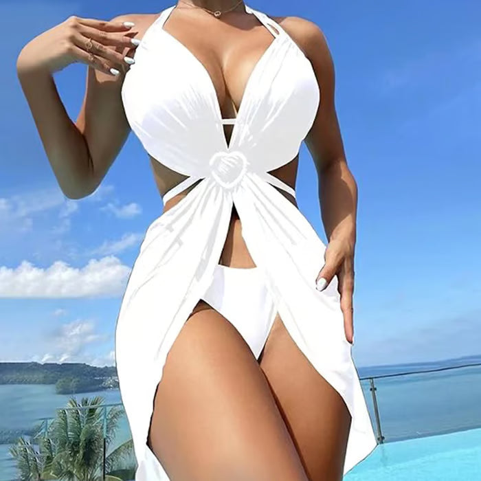 SunShape™ Verstelbare Halterneck Bikiniset (3-delig) | 50% korting