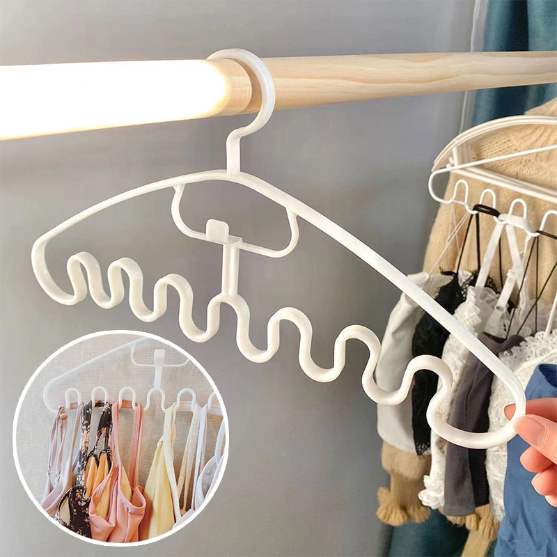 Stapelbare hanger met golfpatroon (10st)