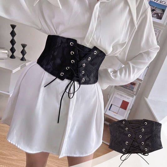 Dames elastische stretch korset taille cincher riem