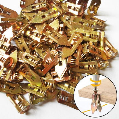 FixSecure - Expansieankers voor gipsplaat + hoogwaardige zinkschroeven (100 stuks)