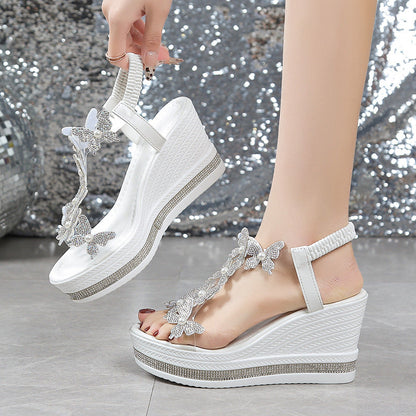 Mila — Glamour Vlinder Sandalen | 50% KORTING