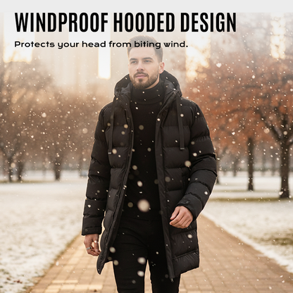 Hayden – Korte Jas met Quilting en Winddichte Capuchon