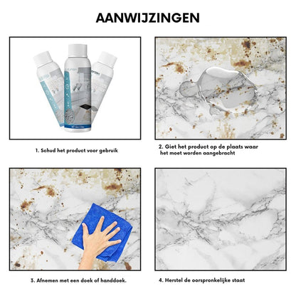 StoneShield™ 100ml – Nanokristalcoating voor Langdurige Bescherming & Glans van Alle Steensoorten | 1+1 GRATIS