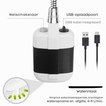 TrailShower™ – De mobiele campingdouche met krachtige druk | 50% KORTING