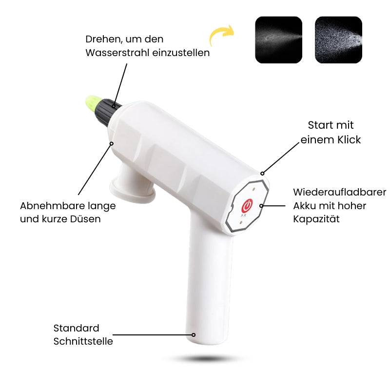 Elektrische oplaadbare USB-spuitkop | 50% KORTING