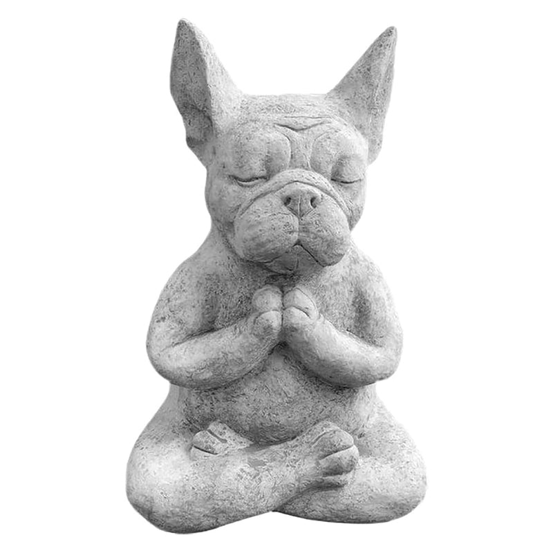 Dierlijke meditatie hars ornament