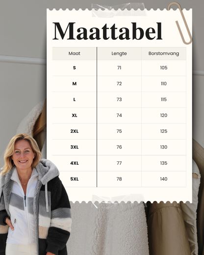 Amy – Luxe Jas met Comfort | 50% KORTING