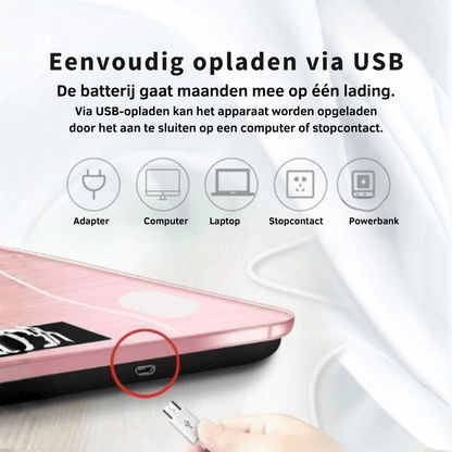 BodyTrack — Slimme Weegschaal | 50% KORTING