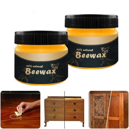 Beeswax organisch houten meubelwasmiddel 85g | 1+1 GRATIS