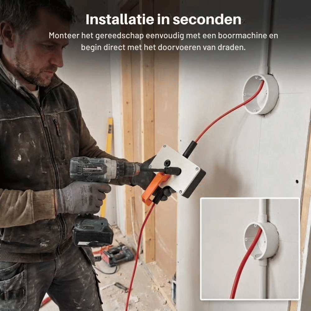 GlideWire Pro — Kabeltrekker Tool | 50% KORTING