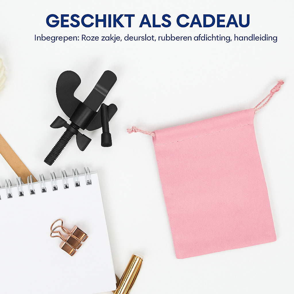 SafeStop - Jouw draagbare deurstopper voor maximale veiligheid | 1+1 GRATIS