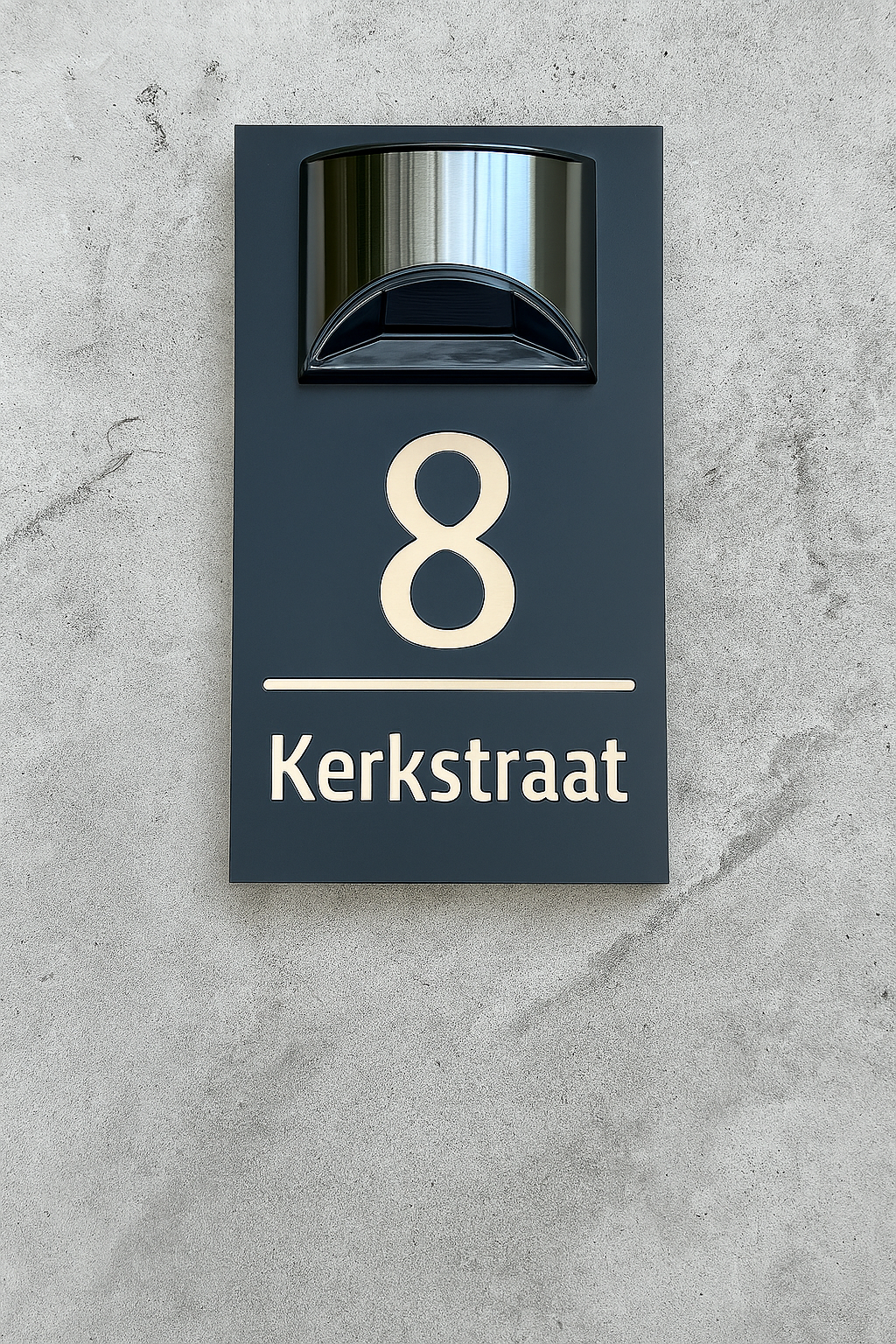 SolarGlow - Persoonlijke Huisnummerplaat - Verlicht op Zonne-Energie | 50% KORTING