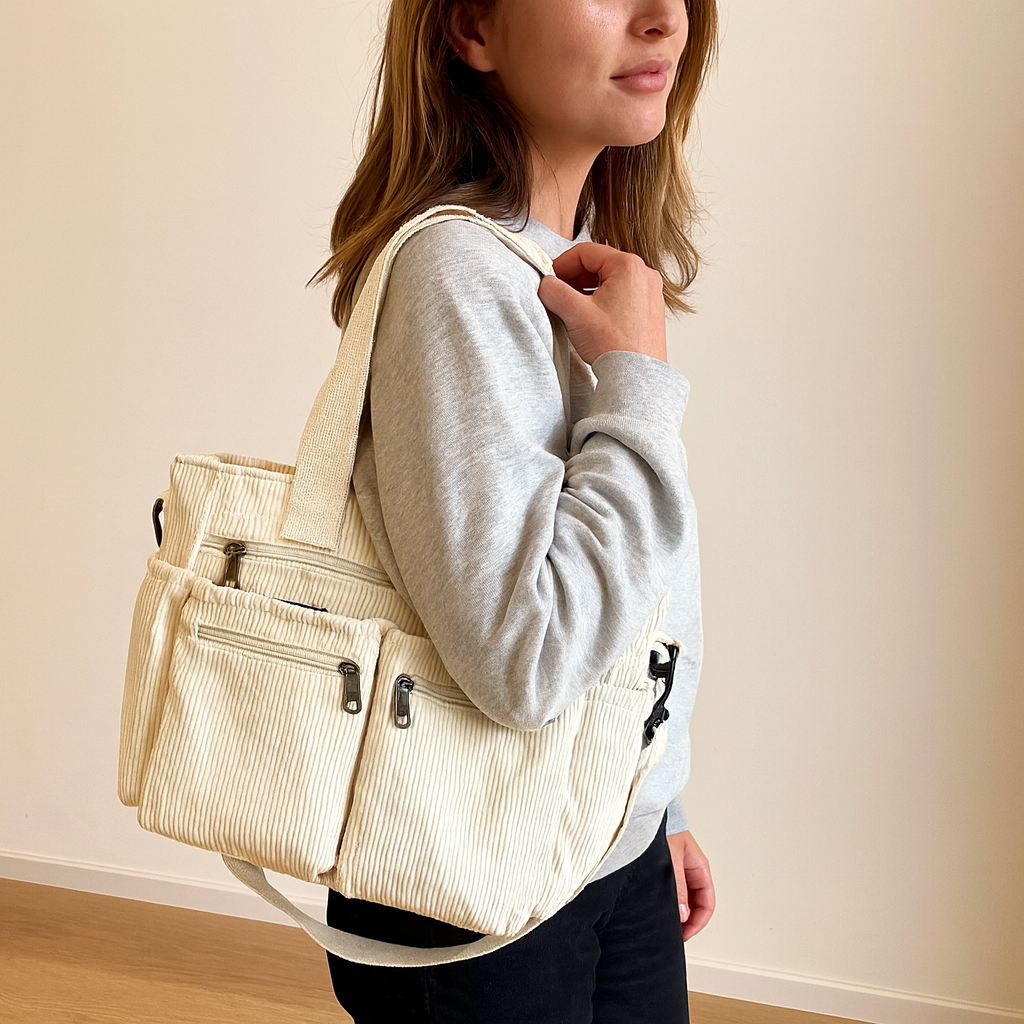 Cordura™ – Trendy Corduroy Tas met Ruimte | 50% KORTING