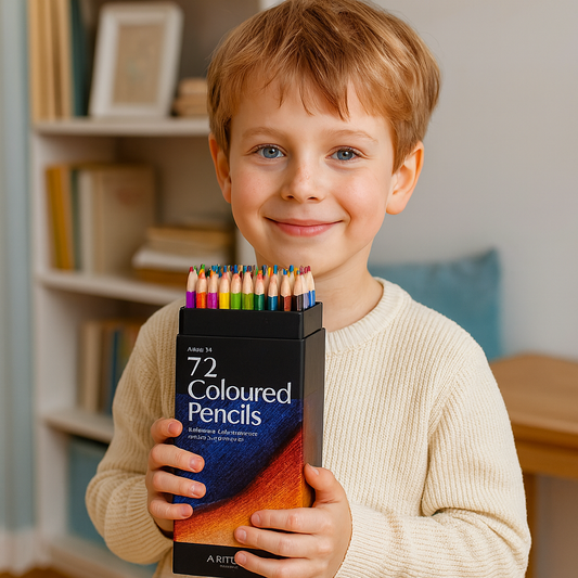 ColorWave – 72-Delige Premium Kleurpotlodenset | 50% KORTING