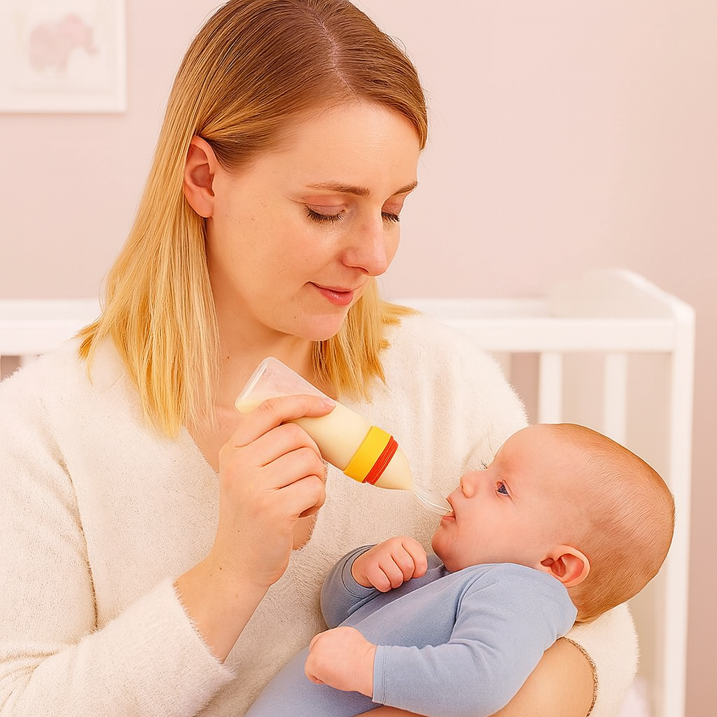 SqueezeFeeder™ – Makkelijker Voeden, Minder Geknoei | 1+2 GRATIS