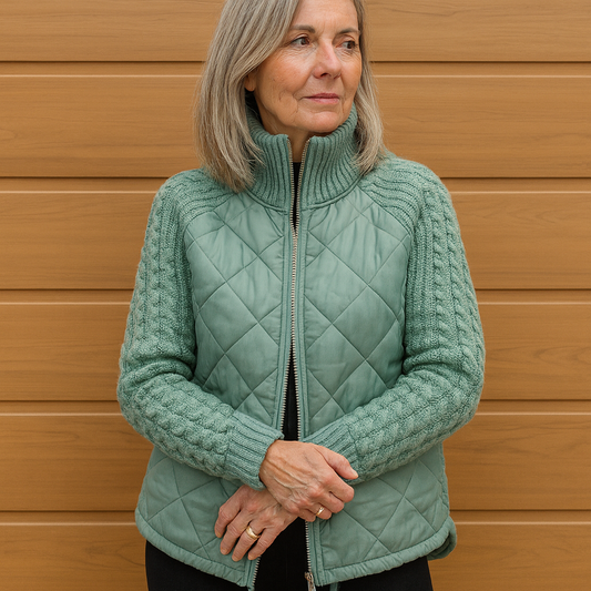 Beatrix™ – Patchwork Jas Warm & Licht | 50% KORTING