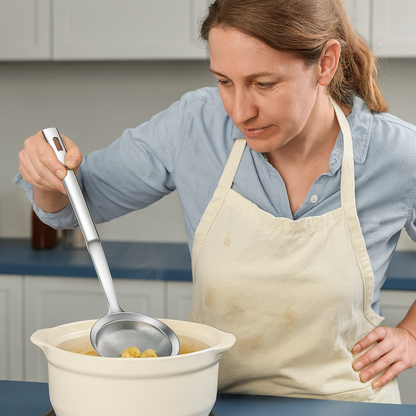 CookEase™ – Ultieme Roestvrijstalen Zeeflepel | 1+2 GRATIS