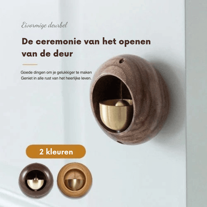 HarmoniKlang — Houten Deurbel | 1+1 GRATIS