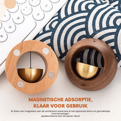 HarmoniKlang — Houten Deurbel | 1+1 GRATIS