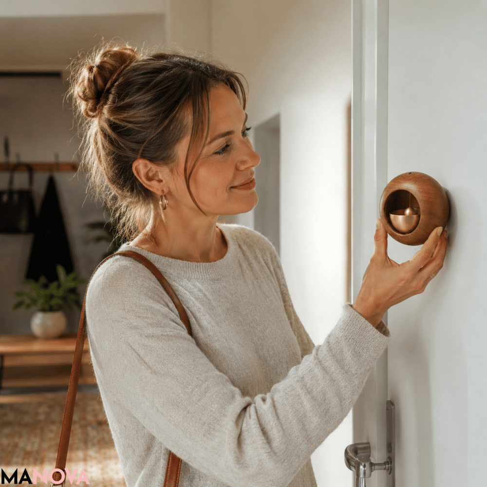 HarmoniKlang — Houten Deurbel | 1+1 GRATIS