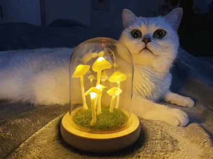 Betoverende DIY paddestoellamp voor thuisdecoratie