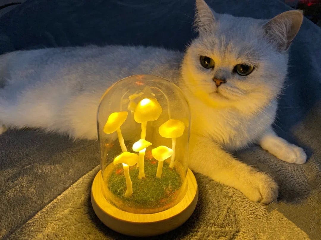 Betoverende DIY paddestoellamp voor thuisdecoratie