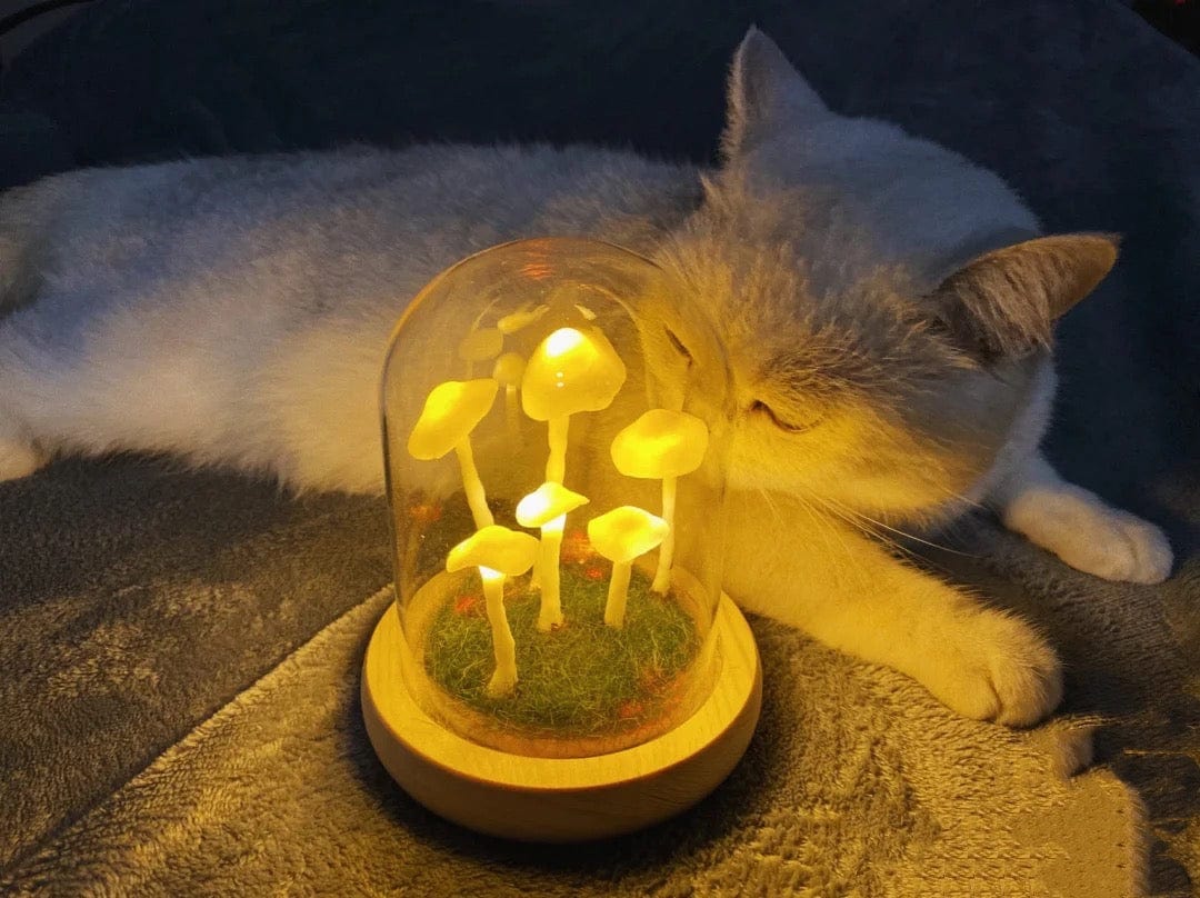 Betoverende DIY paddestoellamp voor thuisdecoratie