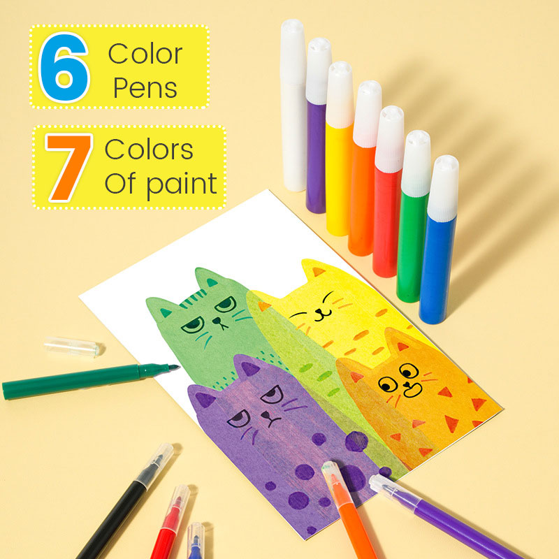 Rainbow Scratch Painting - Creativiteit bevorderen met leuke en kleurrijke kaarten