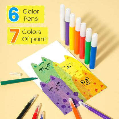 Rainbow Scratch Painting - Creativiteit bevorderen met leuke en kleurrijke kaarten