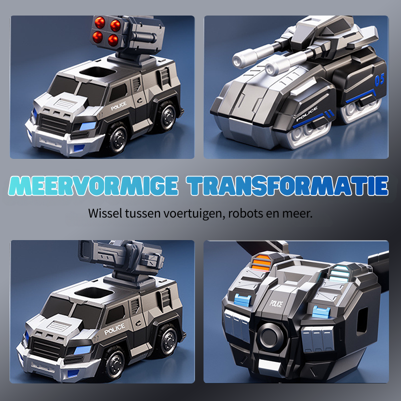 MagnaBot – 9-in-1 auto- en robotspeelset | 50% KORTING