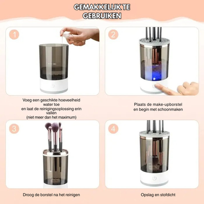 GlamClean – 3-in-1 Kwastenreiniger | 50% KORTING