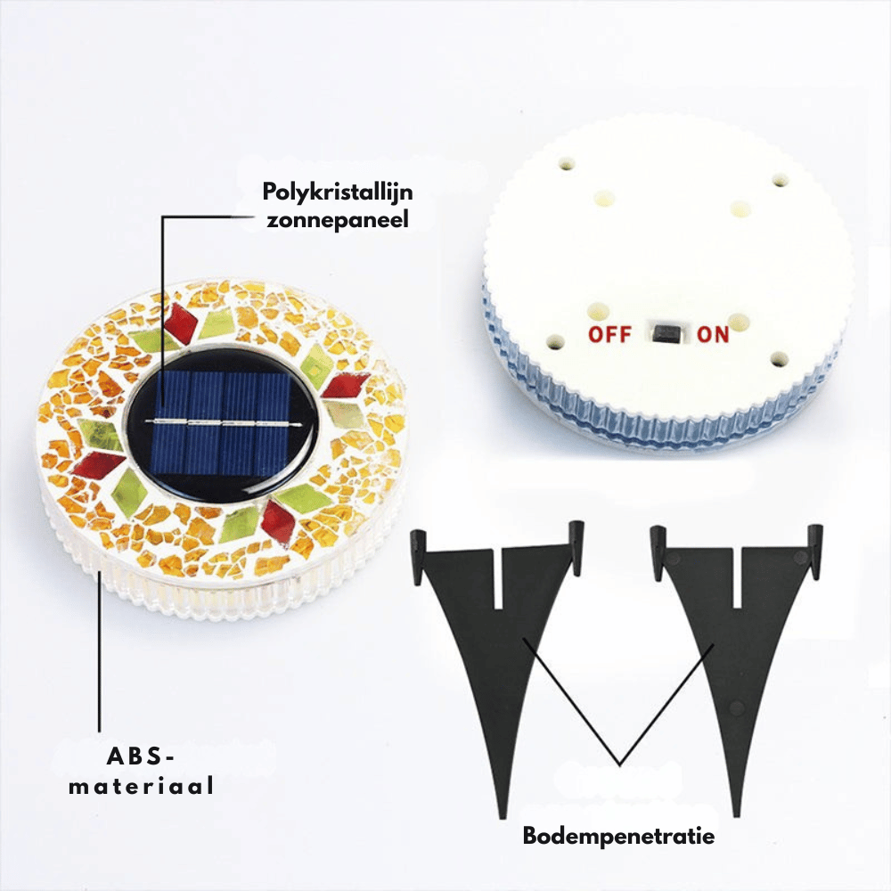 RadianceAura 4 delige set — Solar Tuinverlichting | 50% KORTING