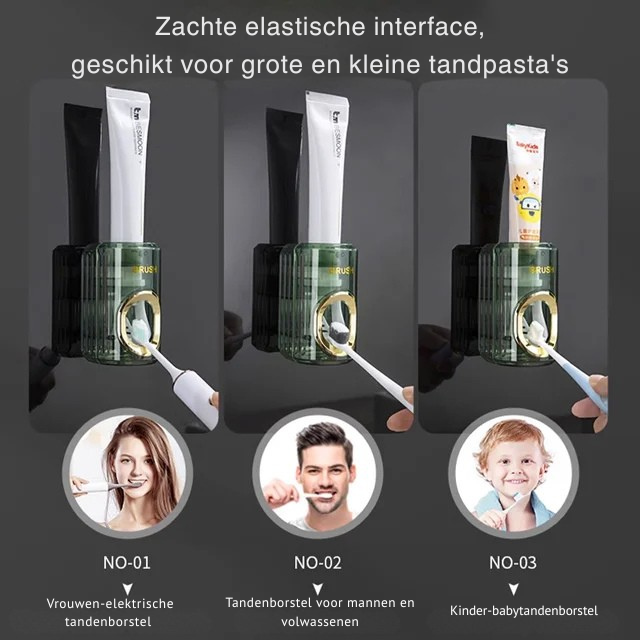 LuxuRelax – Automatische Tandpastadispenser |  1+2 GRATIS
