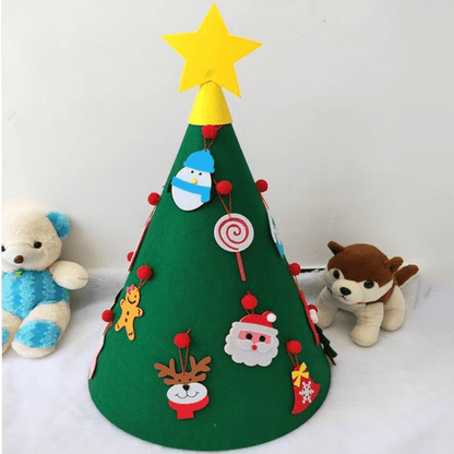 NIEUWE VERBETERDE DIY vilten kerstboom, een geweldig cadeau voor kinderen