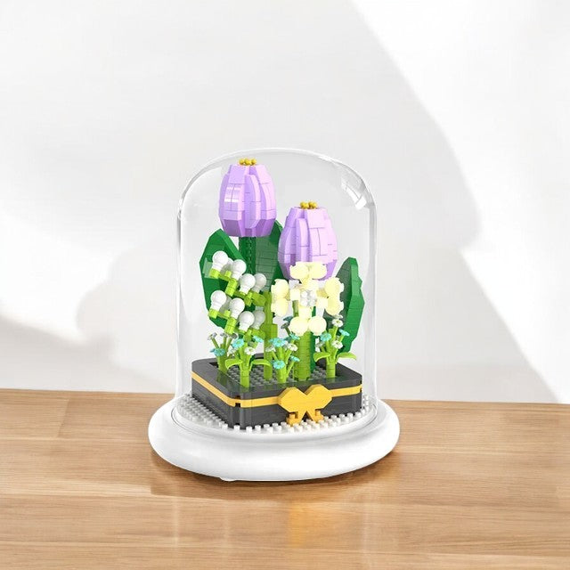 Variant image for Glazen Bloem Puzzelset - Creëer Onderhoudsvrije Tuindecoratie-6