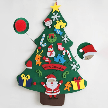 NIEUWE VERBETERDE DIY vilten kerstboom, een geweldig cadeau voor kinderen