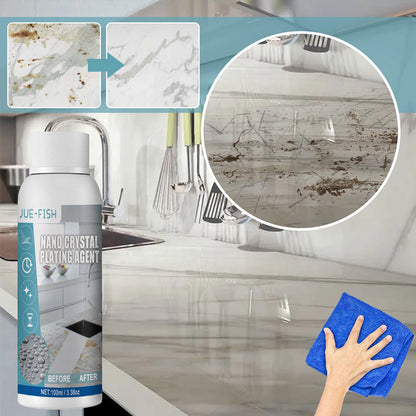 StoneShield™ 100ml – Nanokristalcoating voor Langdurige Bescherming & Glans van Alle Steensoorten | 1+1 GRATIS