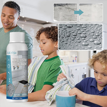 StoneShield™ 100ml – Nanokristalcoating voor Langdurige Bescherming & Glans van Alle Steensoorten | 1+1 GRATIS