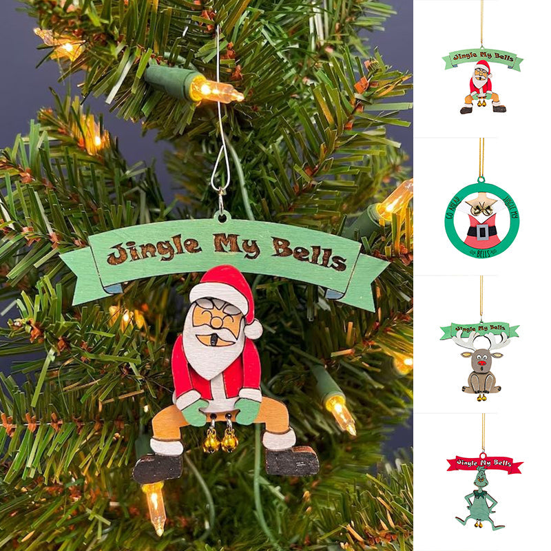 Kerstman bel hanger