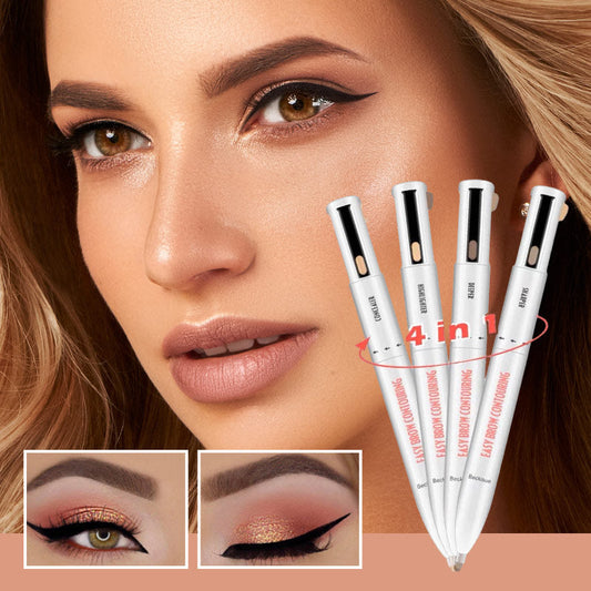 4-in-1 wenkbrauwcontour- en markeerstift