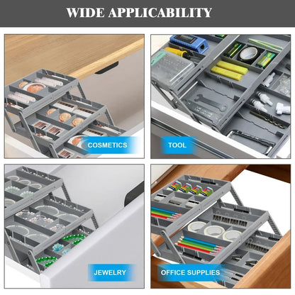 FlexiSort™ – Multifunctionele Organizer met 12 Verstelbare Compartimenten | 50% KORTING