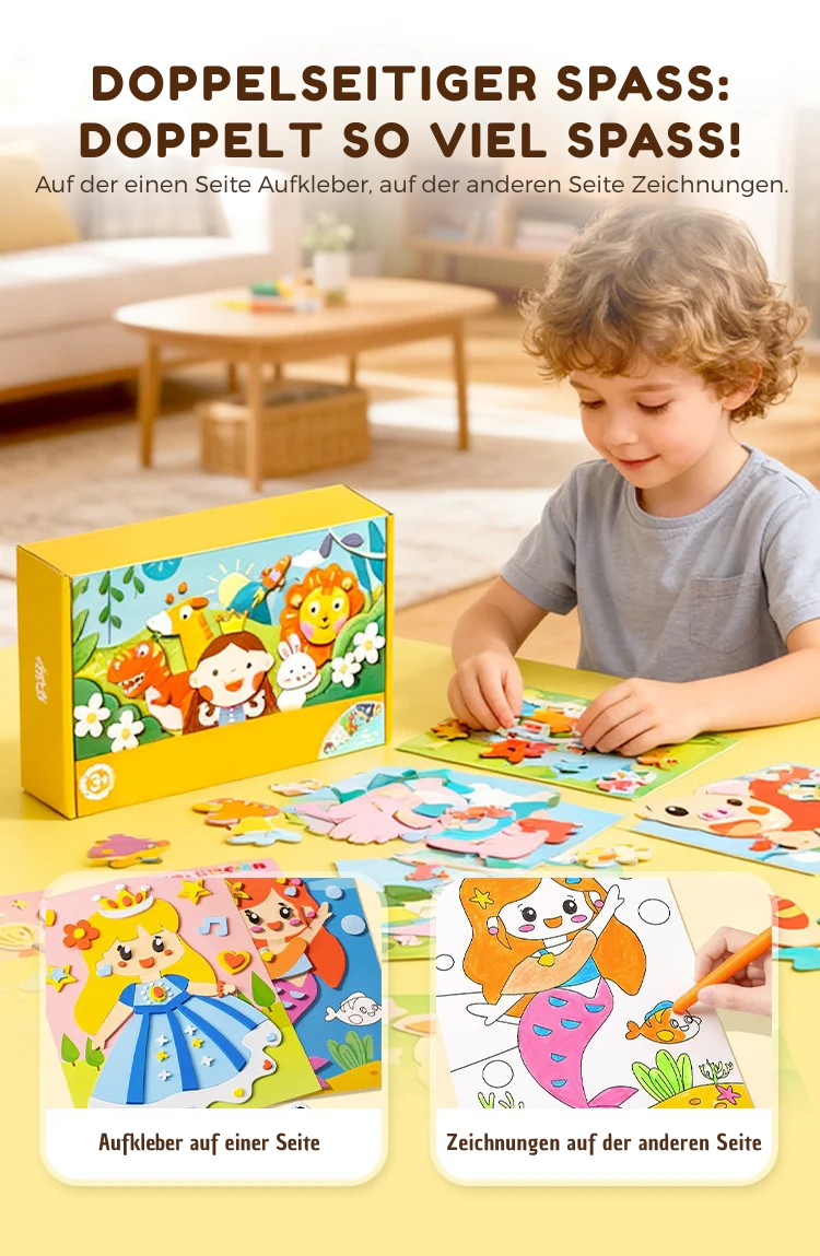 CraftyKids – DIY 3D EVA knutselstickers