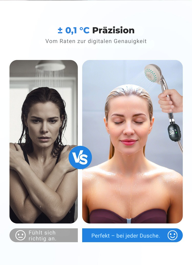 AquaGlow – LED-douchekop