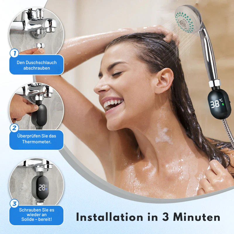 AquaGlow – LED-douchekop