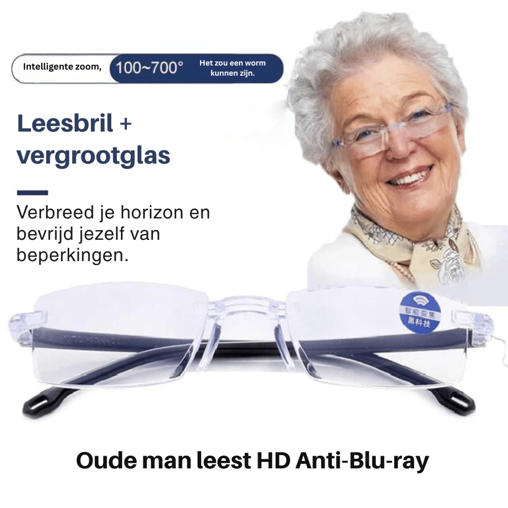 ClariVue — Comfort Leesbril +2.00 | 1+1 GRATIS