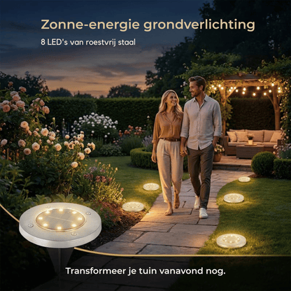 LumaVibe — Solar Tuinverlichting Set | 1+1 GRATIS