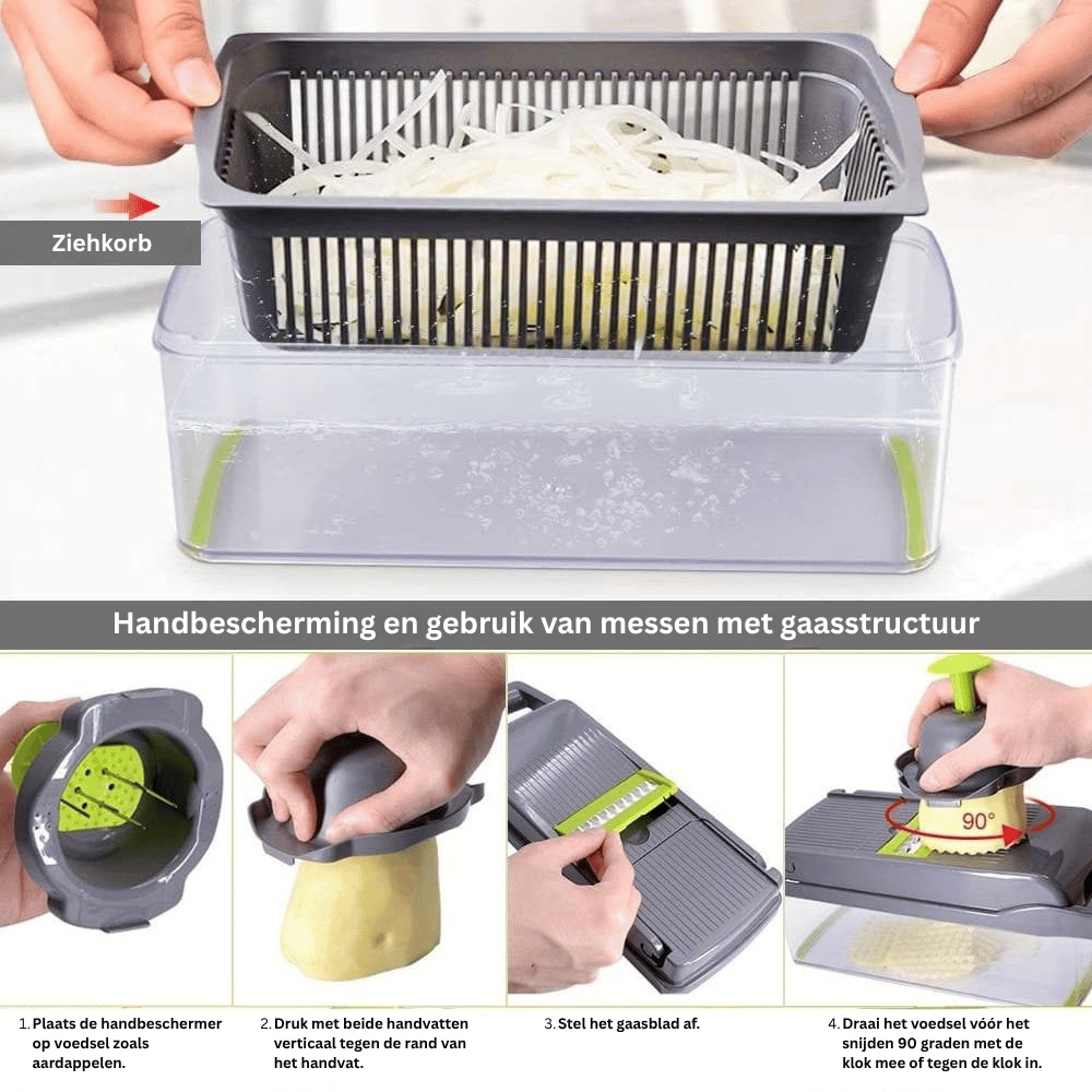SlicePro — Groentesnijder Set | 50% KORTING