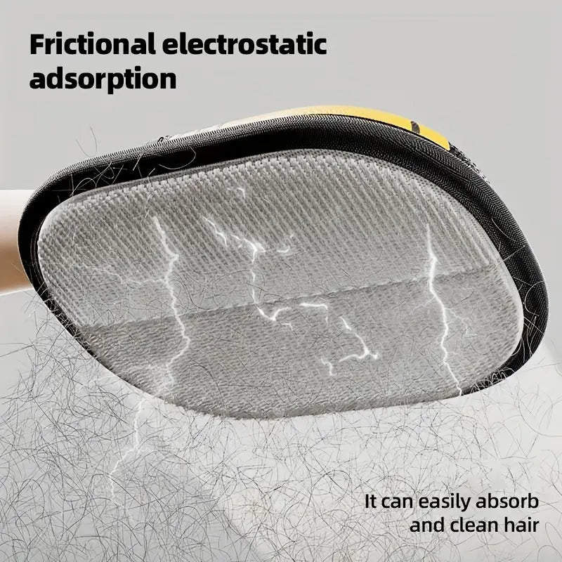 GroomyGlove – Antistatische handschoen voor het verwijderen van dierenhaar | 1+2 GRATIS