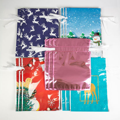 FestiveWrap - Feestelijke cadeauzakjes - snel inpakken zonder schaar of plakband | 50% KORTING