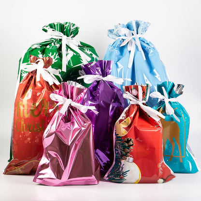 FestiveWrap - Feestelijke cadeauzakjes - snel inpakken zonder schaar of plakband | 50% KORTING